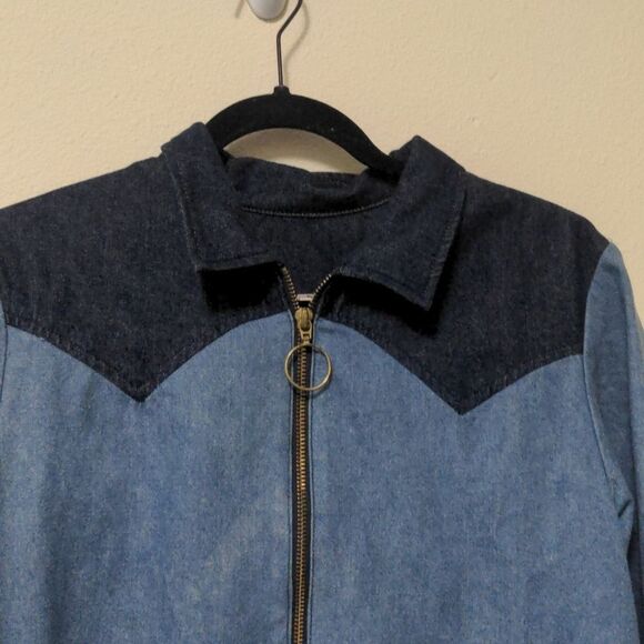 Lykke Wullf Two Toned Zip Up Ranch Jacket - Picture 2 of 9